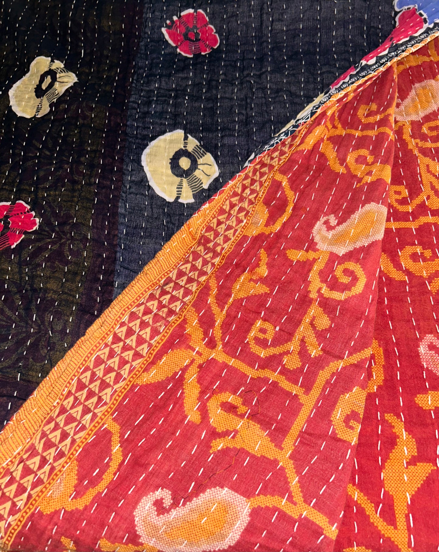 A Vintage Kantha Quilt