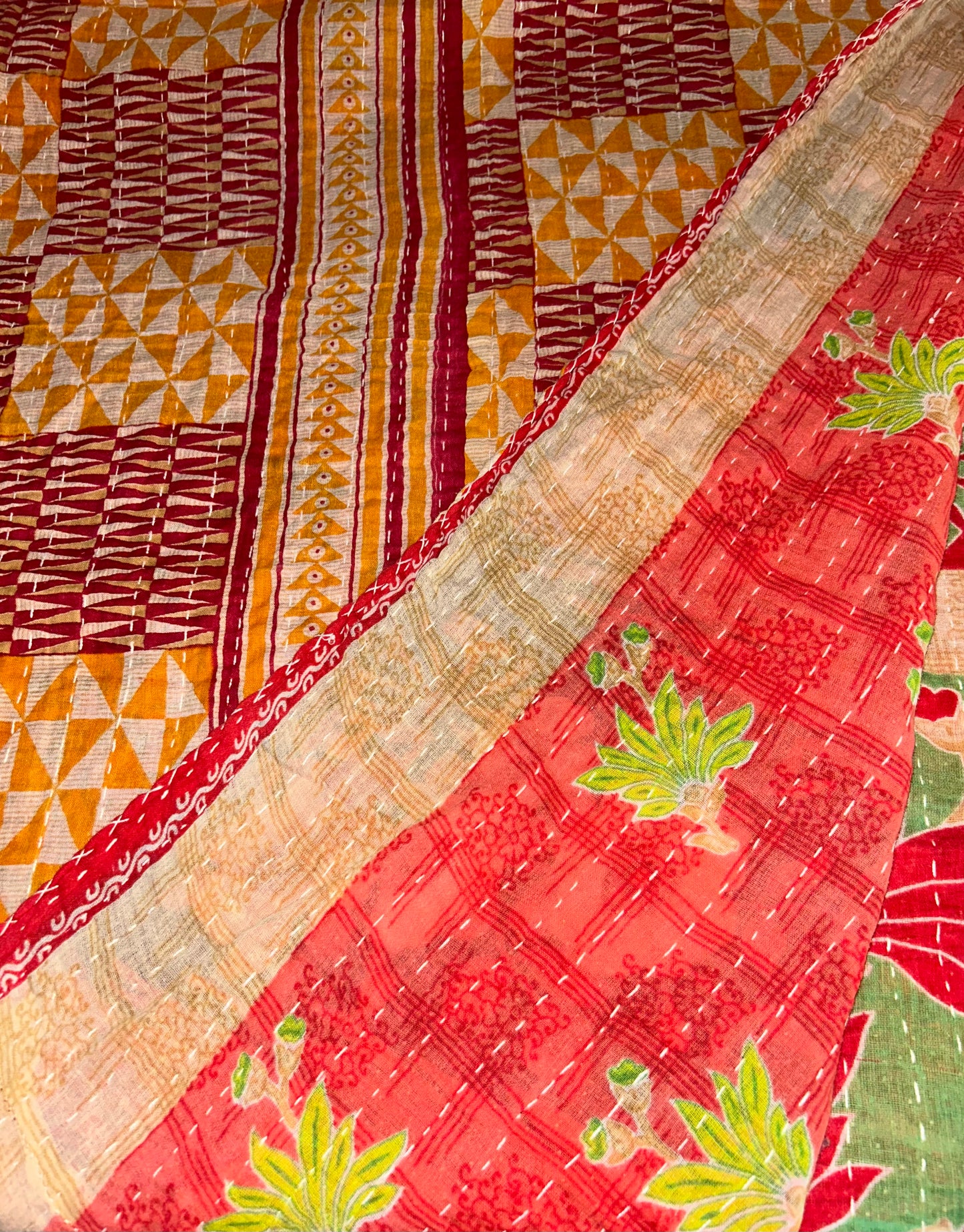 A Vintage Kantha Quilt